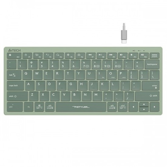 A4TECH Fstyler FBX51C Rechargeable Bluetooth & 2.4G Wireless Keyboard A4TECH Fstyler FBX51C Rechargeable Bluetooth & 2.4G Wireless Keyboard