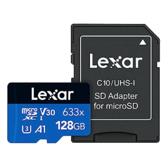 128GB LEXAR MicroSDXC UHS-I Memory Card 