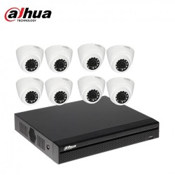 8 pcs Dahua Cc camera package
