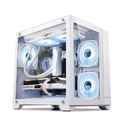 M360 White Golden Field Seaview Mini Tower Micro-ATX Gaming Case M360 White Golden Field Seaview Mini Tower Micro-ATX Gaming Case