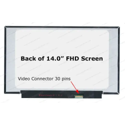 14 inch ultra 30 pin fhd border les Laptop display